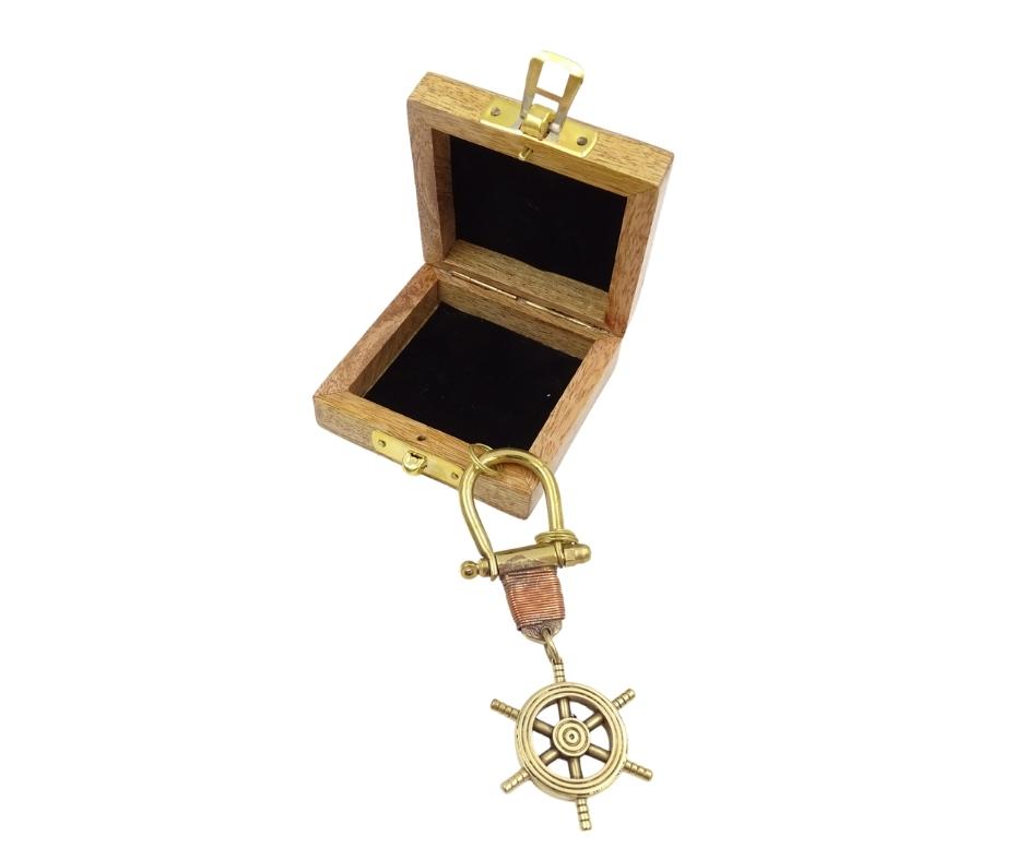 Portachiavi Timone BN-2156 in scatola di legno