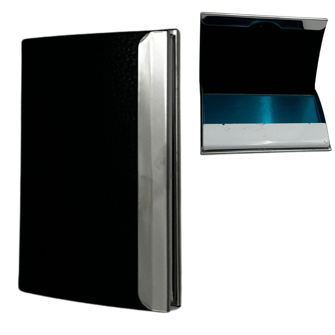 Elegante Set Regalo Classico con Personalizzazione - Taccuino in Pelle A5, Ombrello, Penna, Portabiglietti e Portachiavi in Scatola Regalo Estetica