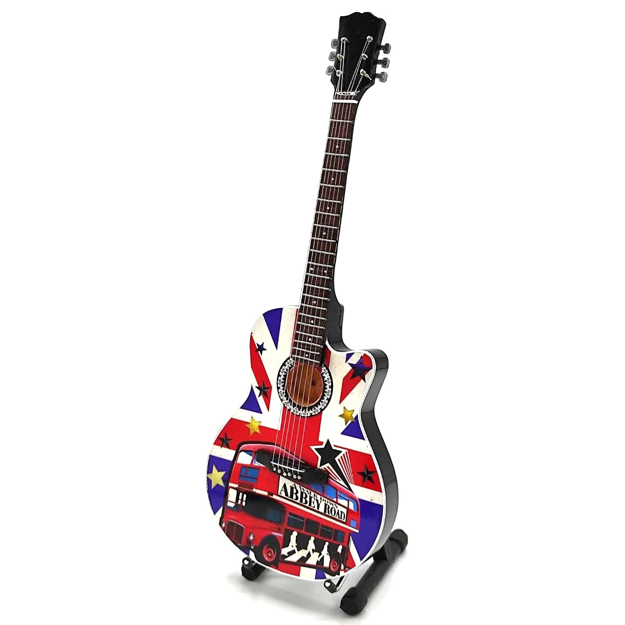 Mini chitarra da collezione The Beatles