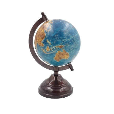Globo Decorativo Blue Ocean con Incisione Personalizzata