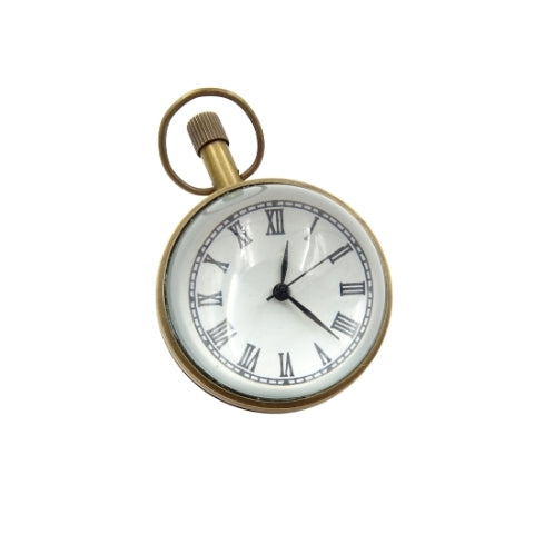 Orologio in miniatura in ottone CLK-0569 con incisione personalizzata