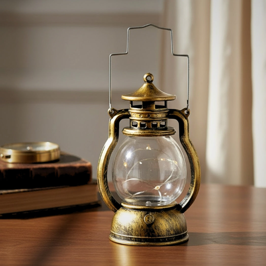 Lampada da notte LED a forma di lampada a petrolio con possibilità di personalizzazione tramite incisione, ideale come regalo - altezza 12,6 cm, larghezza 5,8 cm, certificato CE