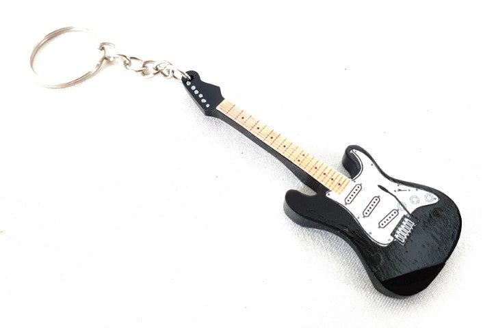 Portachiavi - chitarra elettrica nera - SGK-0031