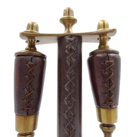 Set da scrivania con lente d'ingrandimento e taglierina MIS-0742 con possibilità di personalizzazione tramite incisione, elegante rivestimento in pelle, ideale come regalo, dimensioni: 18 x 7,5 x 3,5 cm (lente), 18 x 3,5 x 3,5 cm (taglierina)