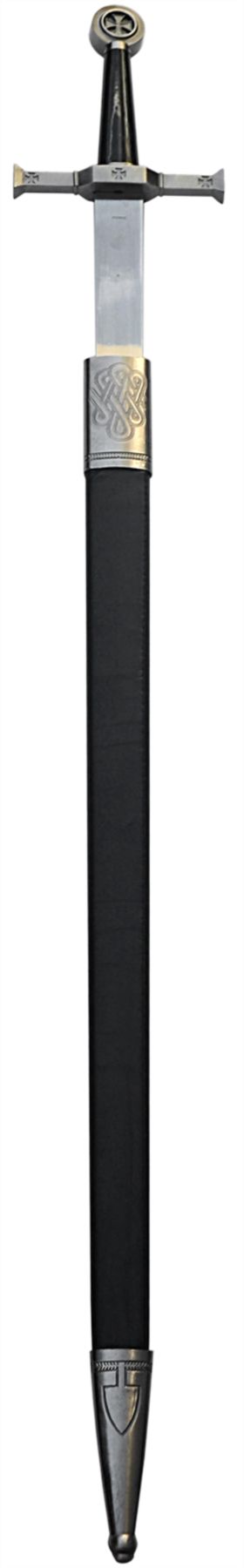 Spada da cavaliere in acciaio 84 cm con fodero - Replica SW-114 con possibilità di personalizzazione con incisione