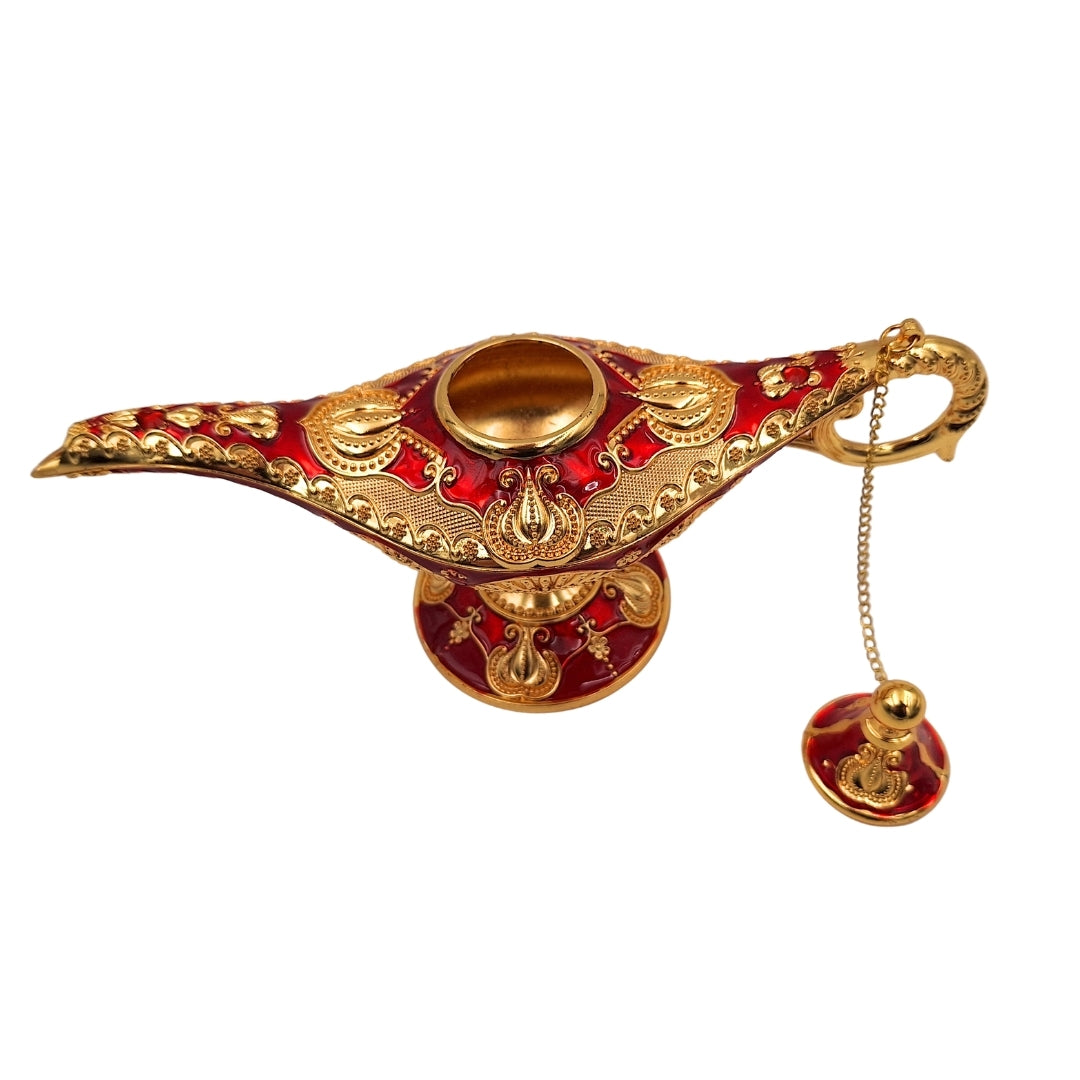 Lampada di Aladino LAR con splendide decorazioni dorate, 22 x 7 x 11 cm