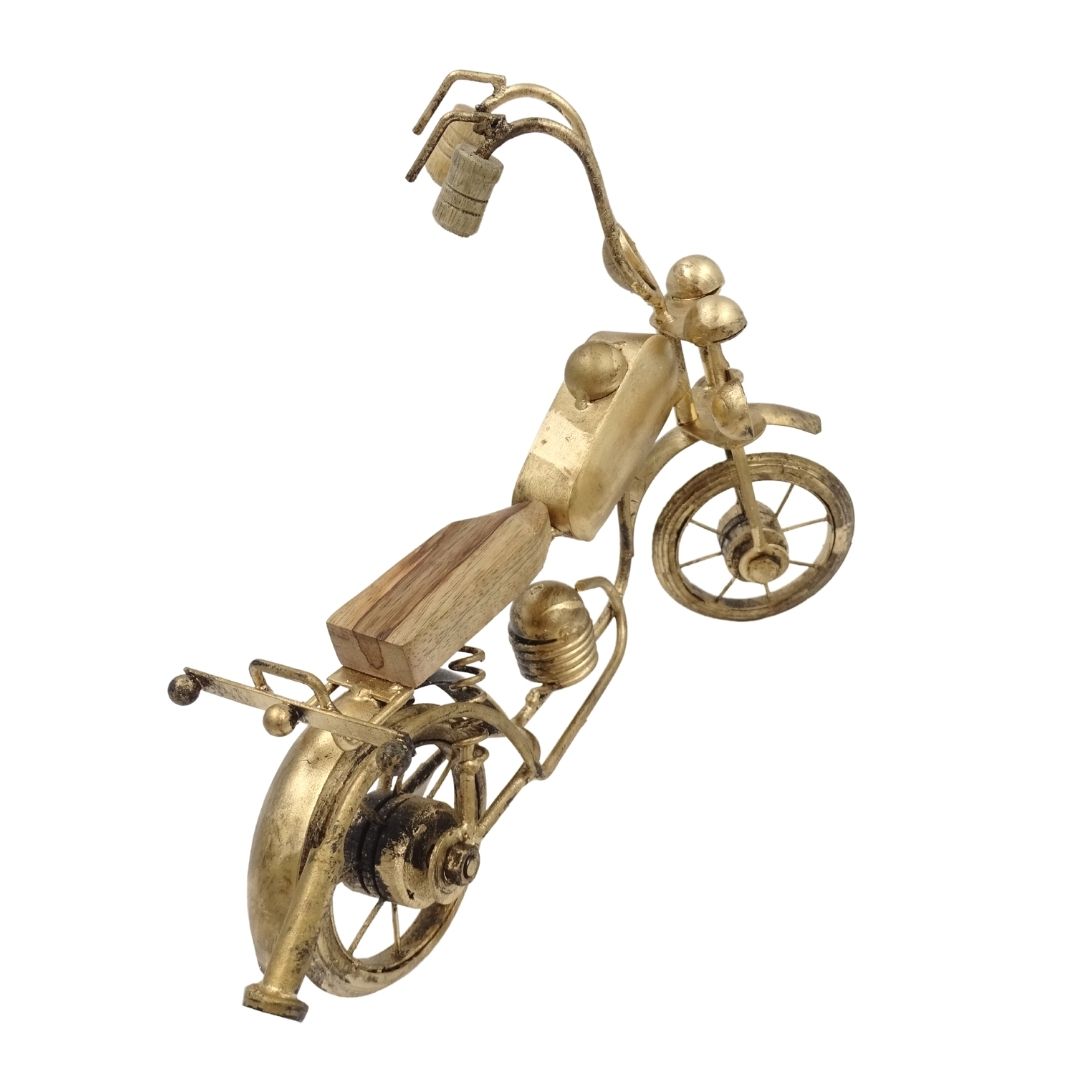 Modello di Moto Classica in Metallo NC1733 con Incisione