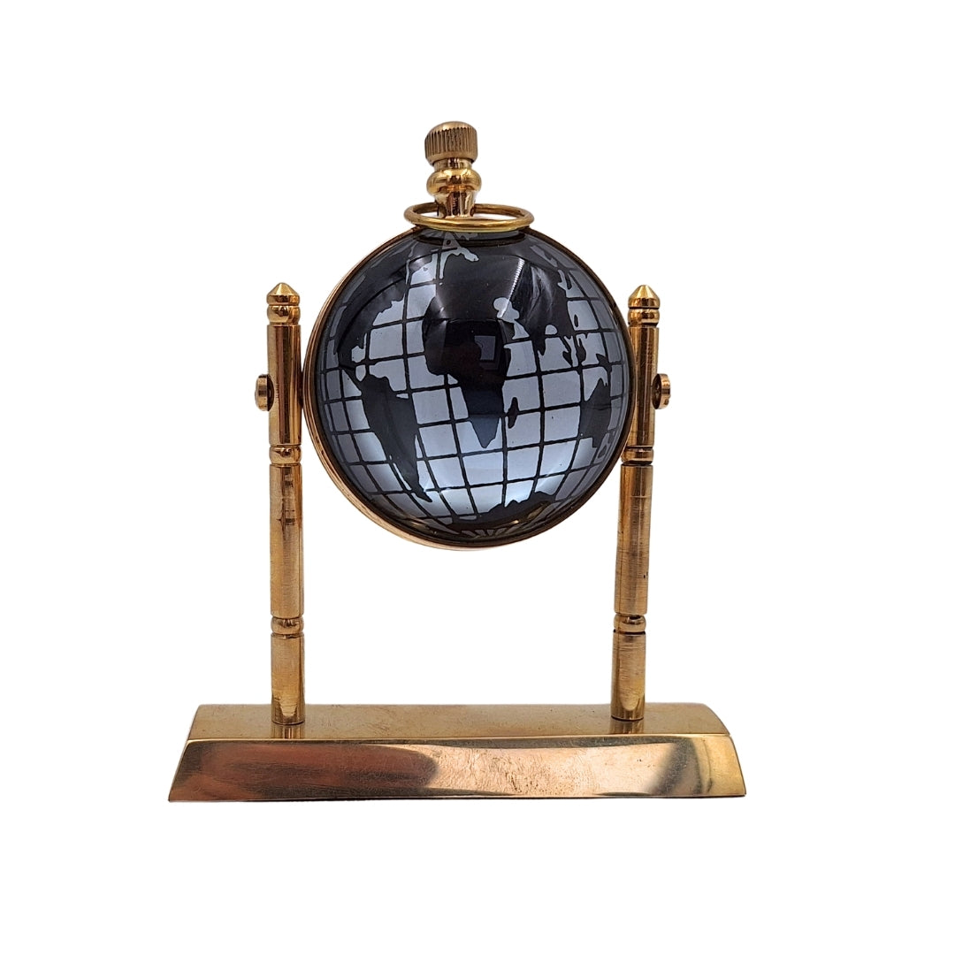Orologio Marinaretto in Ottone da Scrivania NC2963 con Incisione Personalizzata
