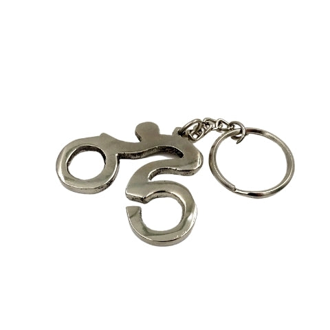 Portachiavi in metallo con ciclista in elegante scatola – Gadget per ciclista - MT2010A