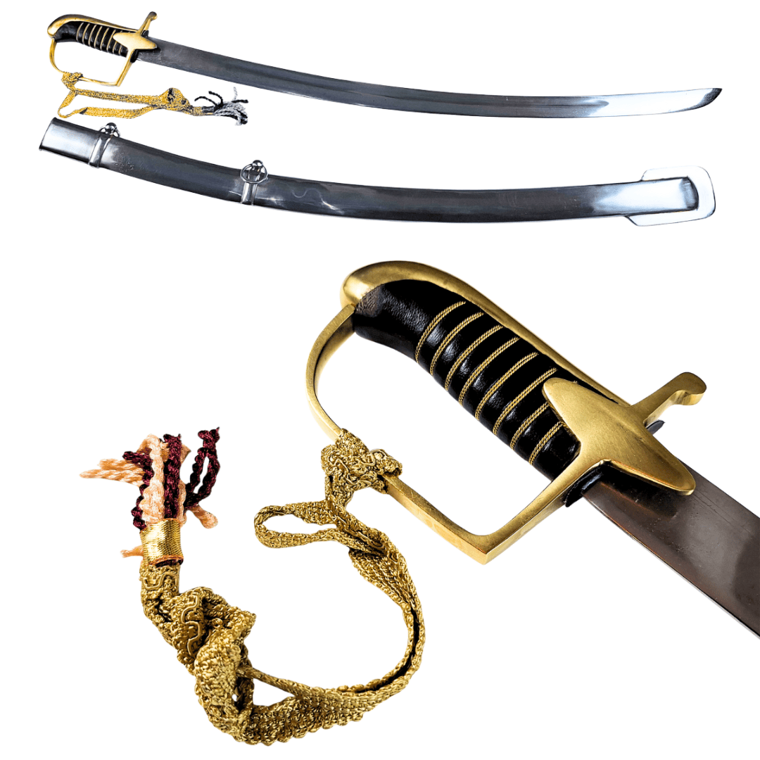 Sciabola da cavalleria polacca modello 1921 "Radziwiłłówka" - replica con possibilità di incisione personalizzata, regalo elegante per appassionati di storia, realizzata in acciaio di alta qualità, lunghezza 95 cm