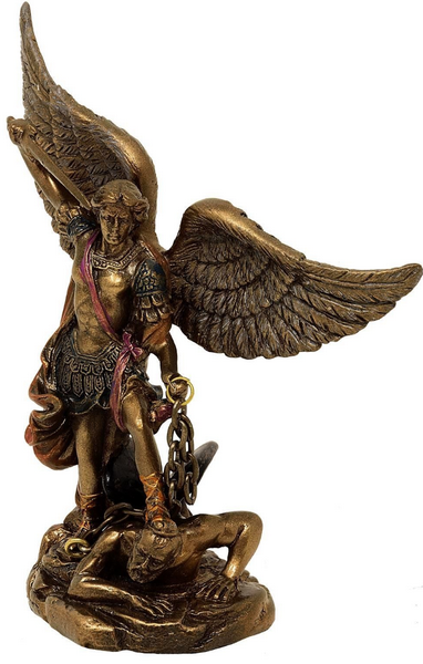 Arcangelo Michele - figura decorativa con possibilità di personalizzazione con incisione