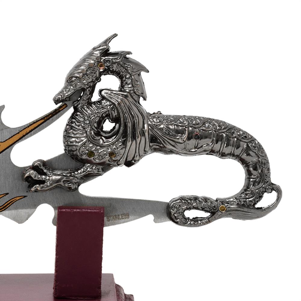 Pugnale decorativo drago 19 cm con possibilità di personalizzazione con incisione