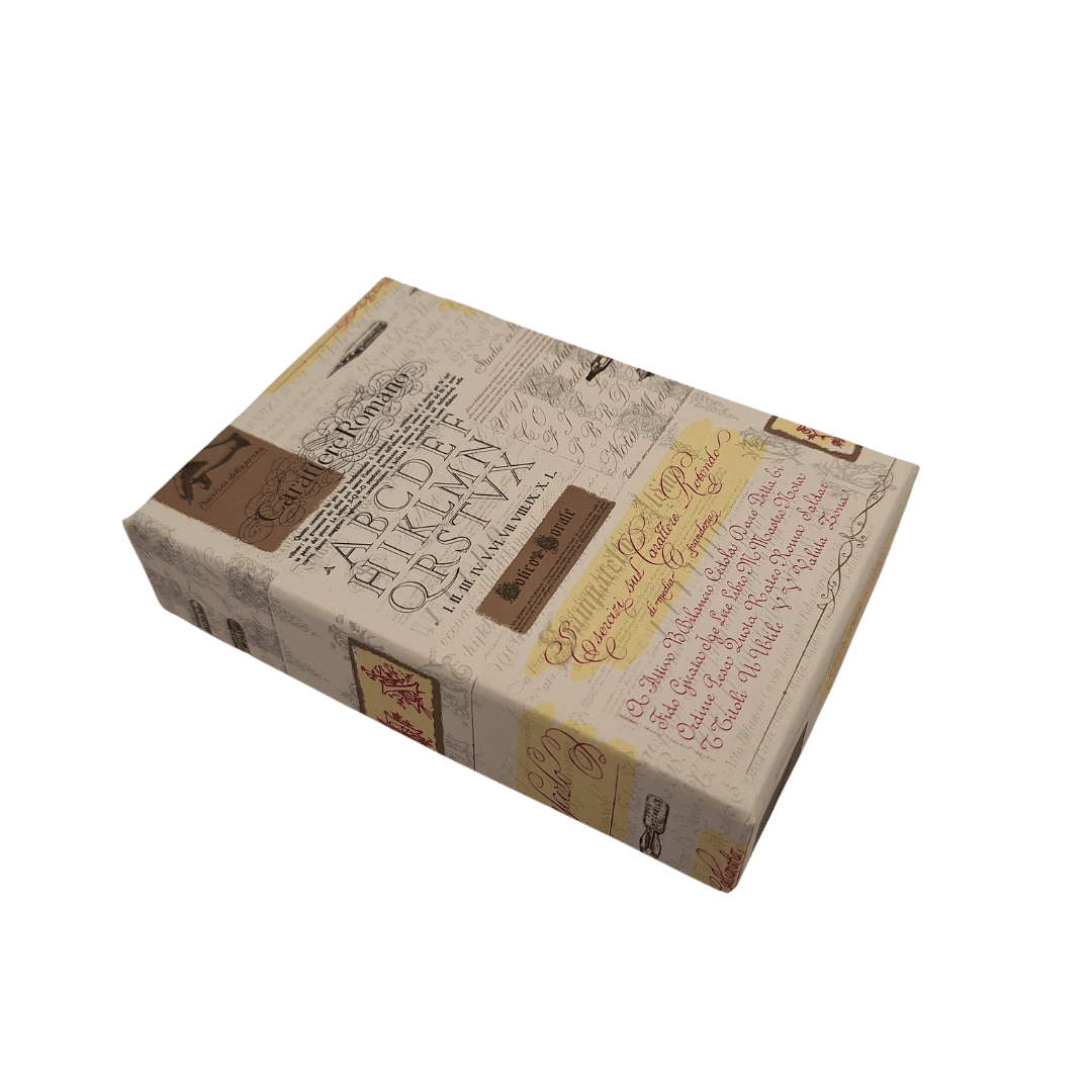 Set da calligrafia con incisione personalizzata - penna italiana con due pennini e calamaio, perfetto come regalo - confezione elegante 12,5x8,5x3cm