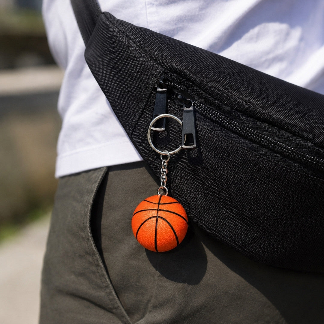 Portachiavi sportivo pallacanestro – Regalo per cestista - BBK-001
