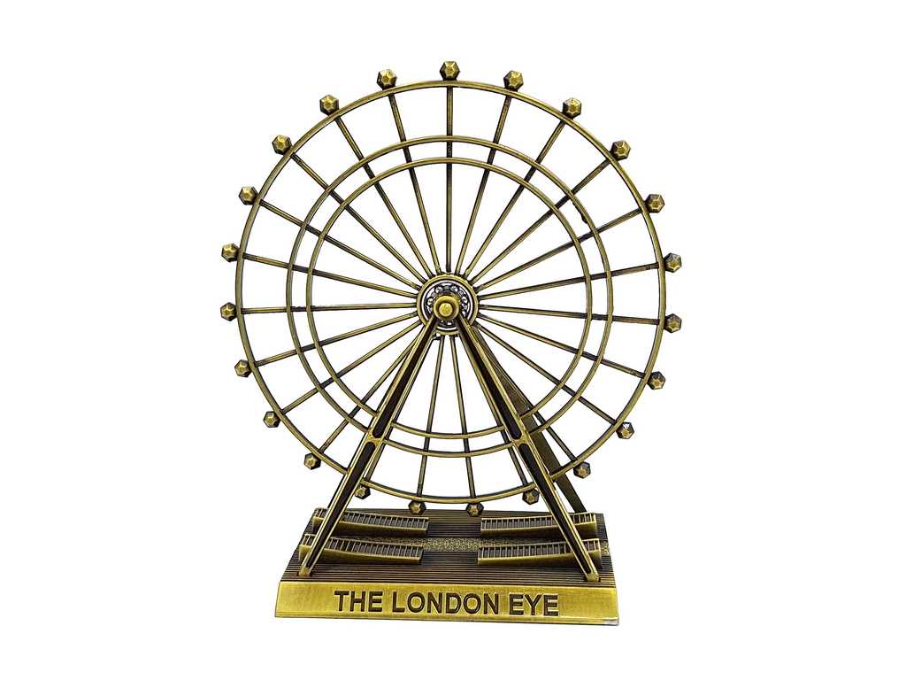Ruota panoramica - decorazione in metallo color bronzo/rame con possibilità di personalizzazione tramite incisione