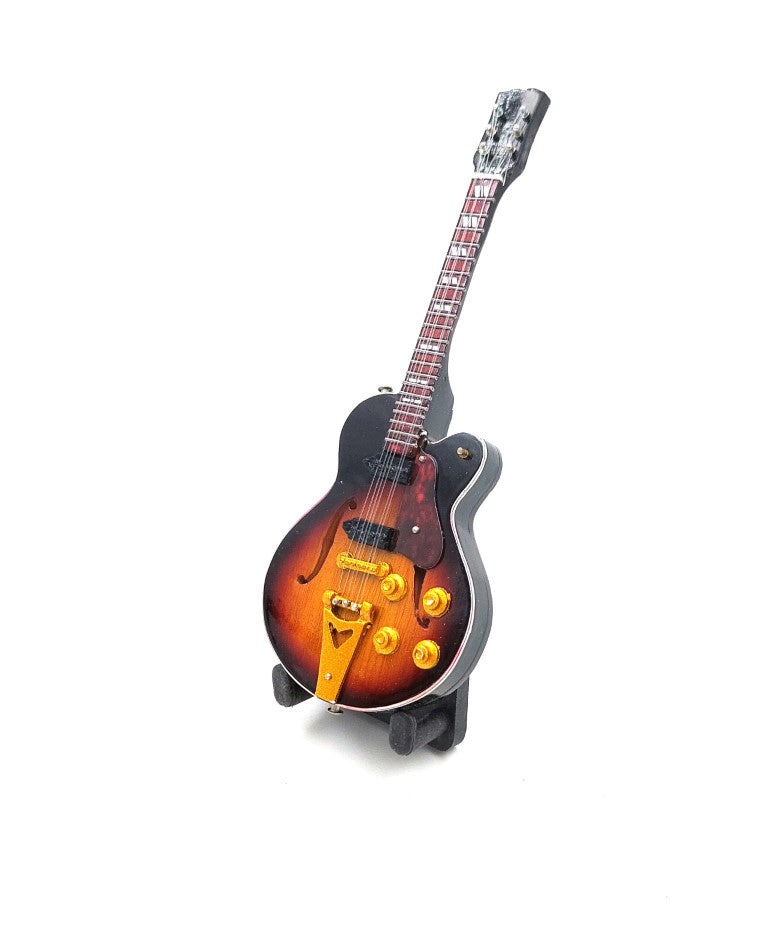 Mini chitarra 15cm - BMG-011 in stile Elvis Presley