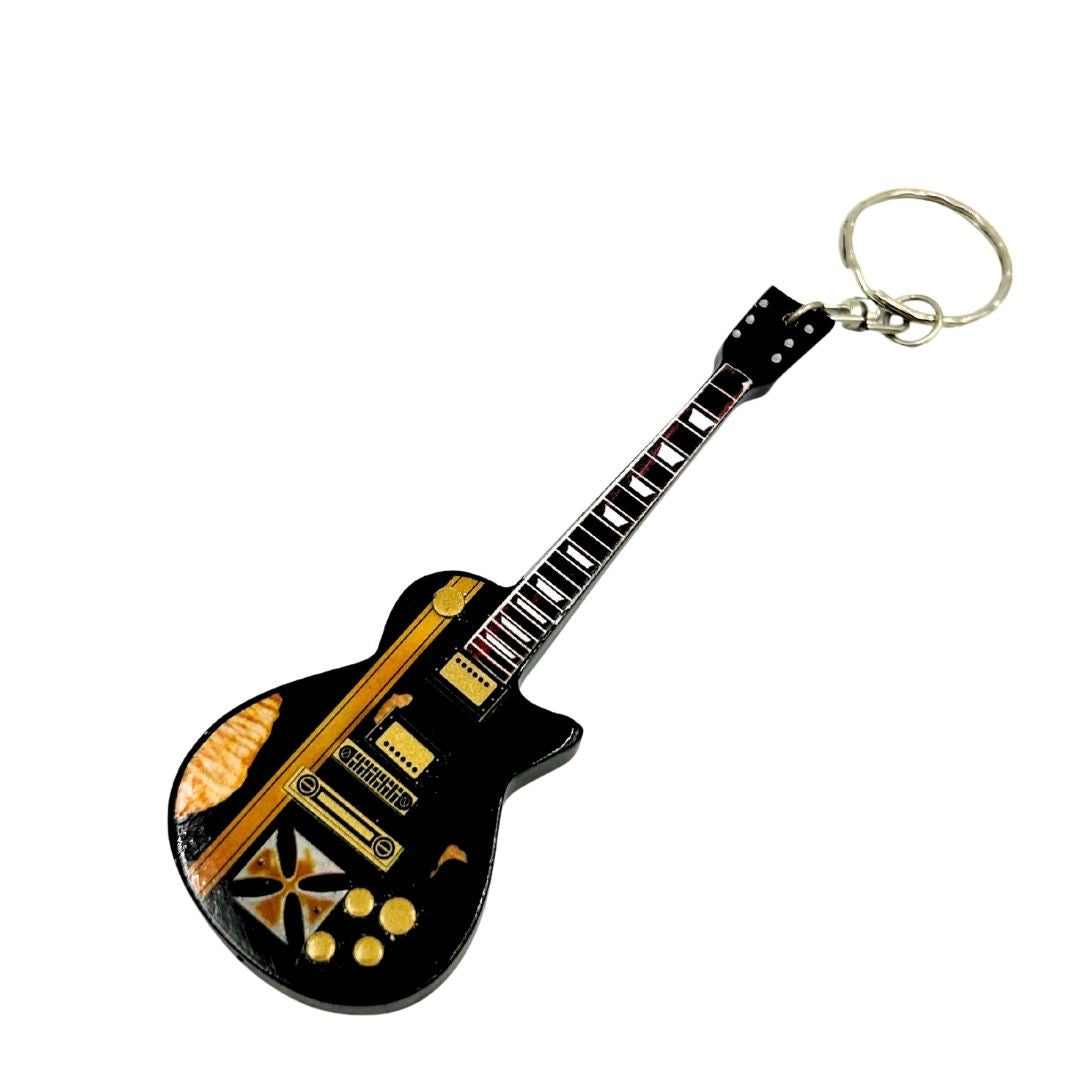 Portachiavi chitarra in stile Metallica - James Hetfield - Iron Cross - EGK-0191