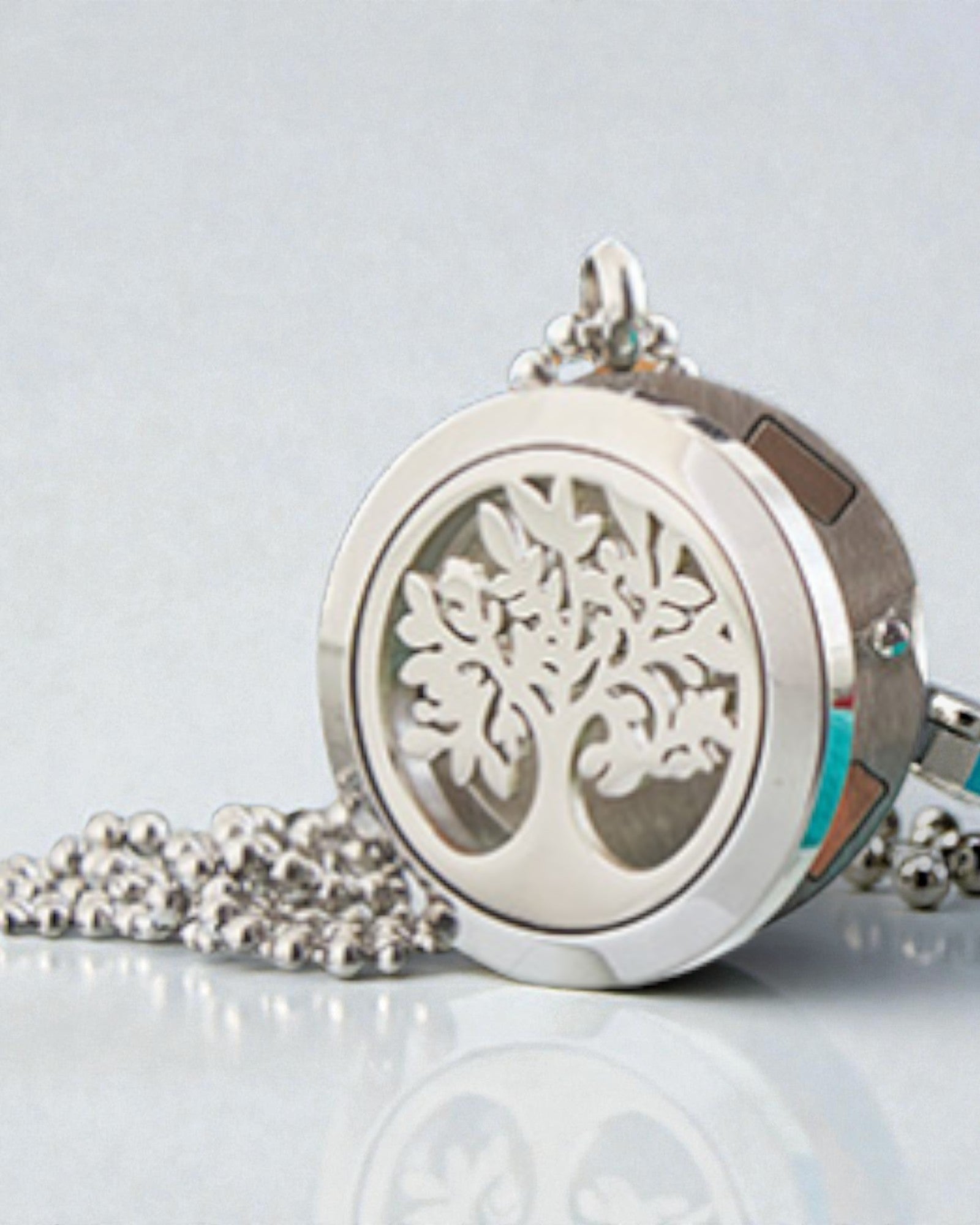 AromaTree Armonia – Collana di aromaterapia Albero della Vita 25 mm