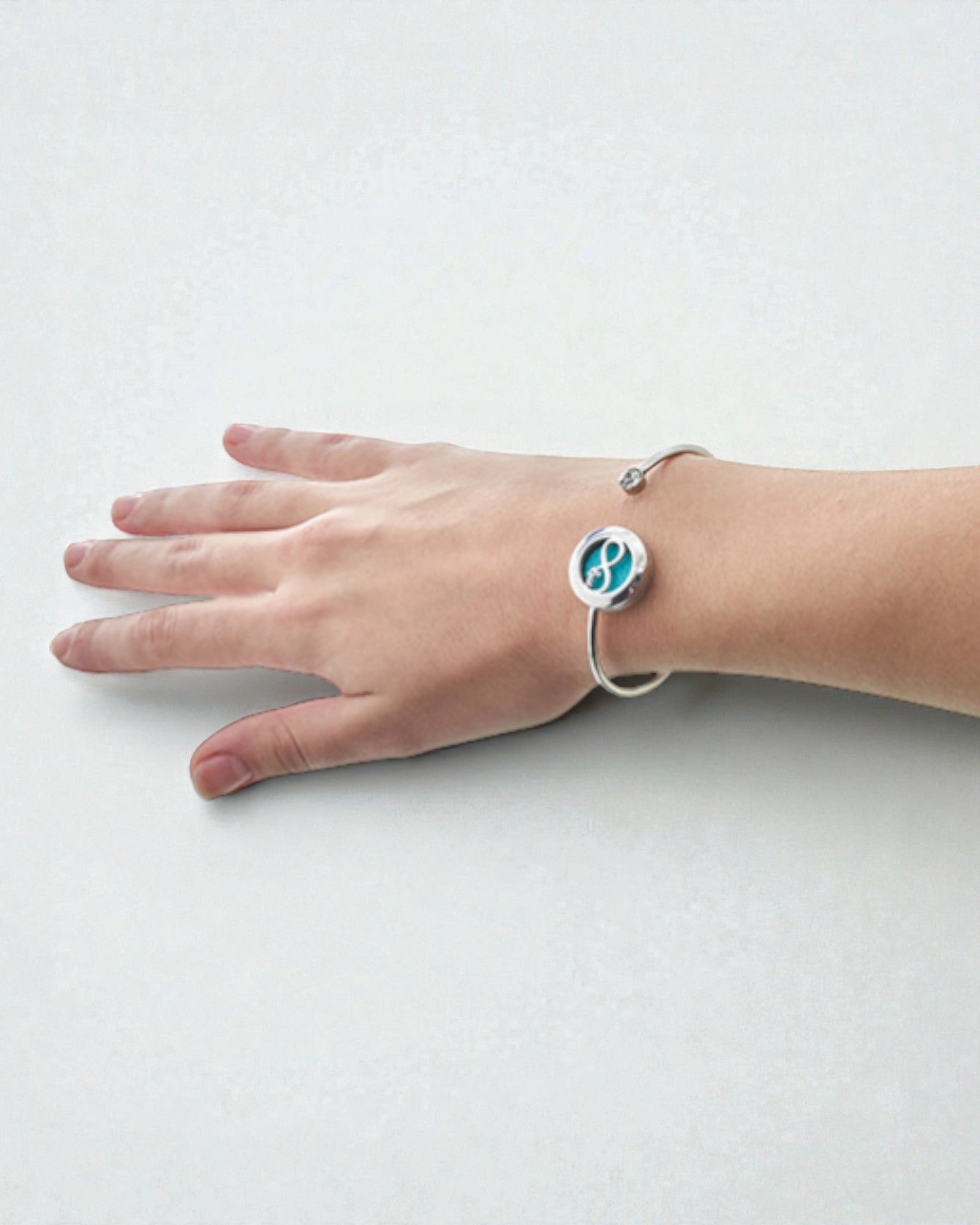 Bracciale Aromalife Eternal Love – Medaglione portaprofumo Amore Infinito 20 mm