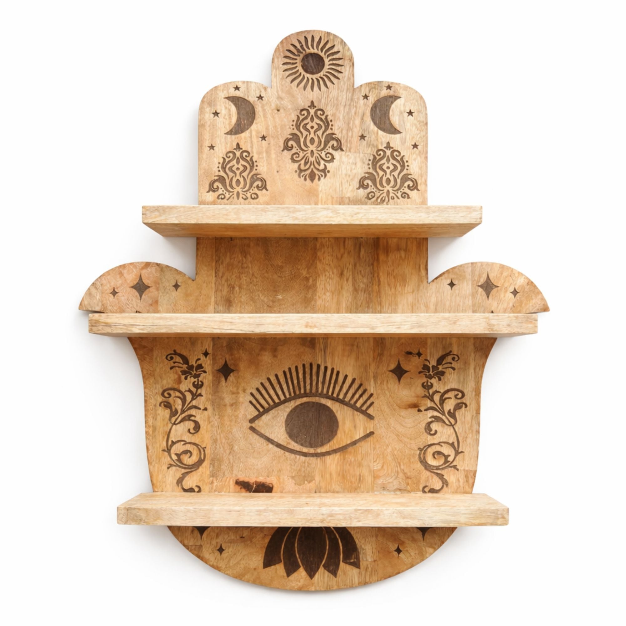 Mensola a forma di Hamsa
