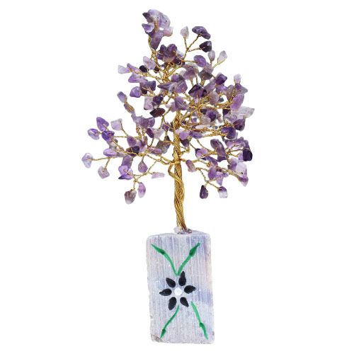 Albero di Pietra di Ametista - Albero Magico della Fortuna