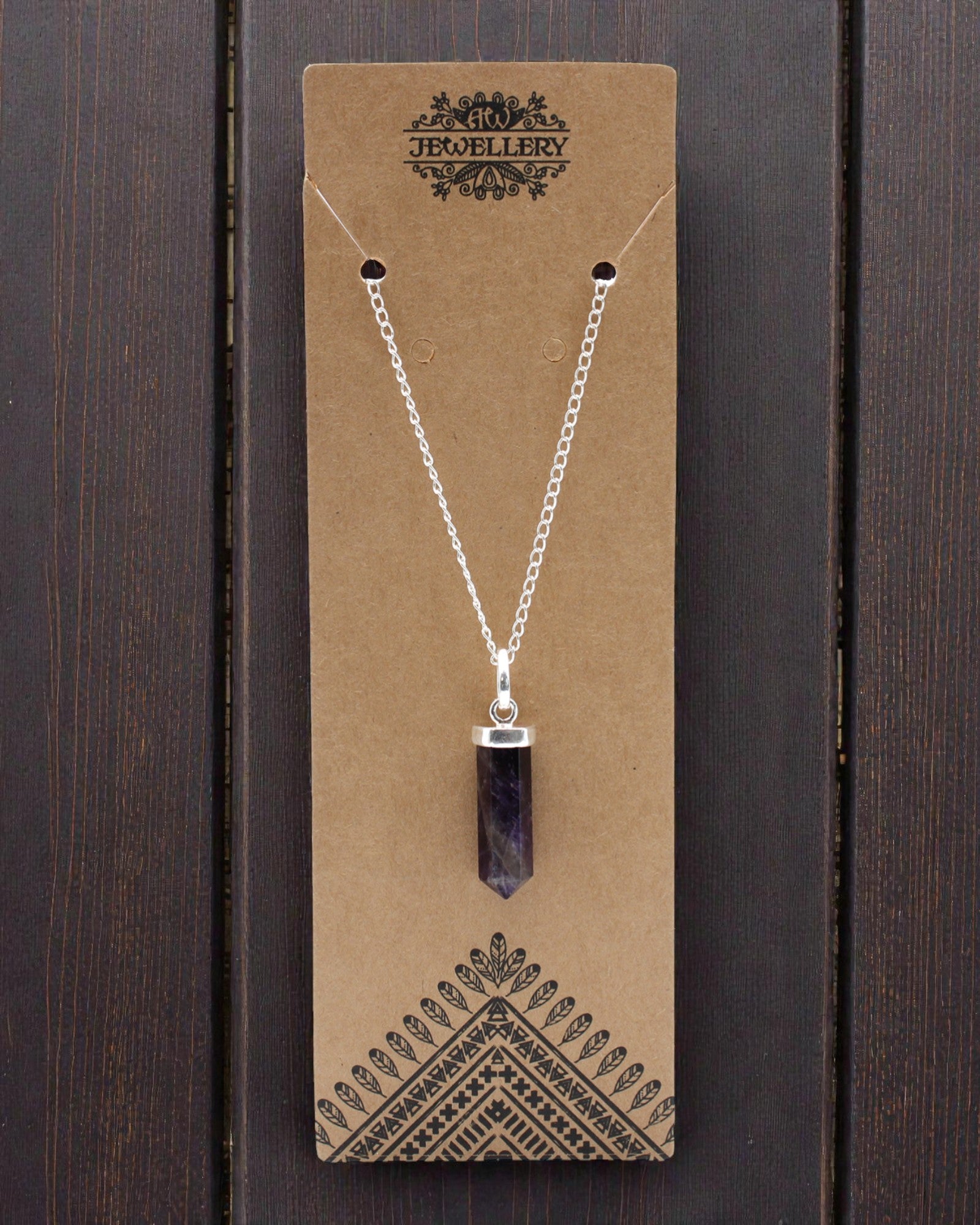 Punta di ametista – classico ciondolo a punta in ametista