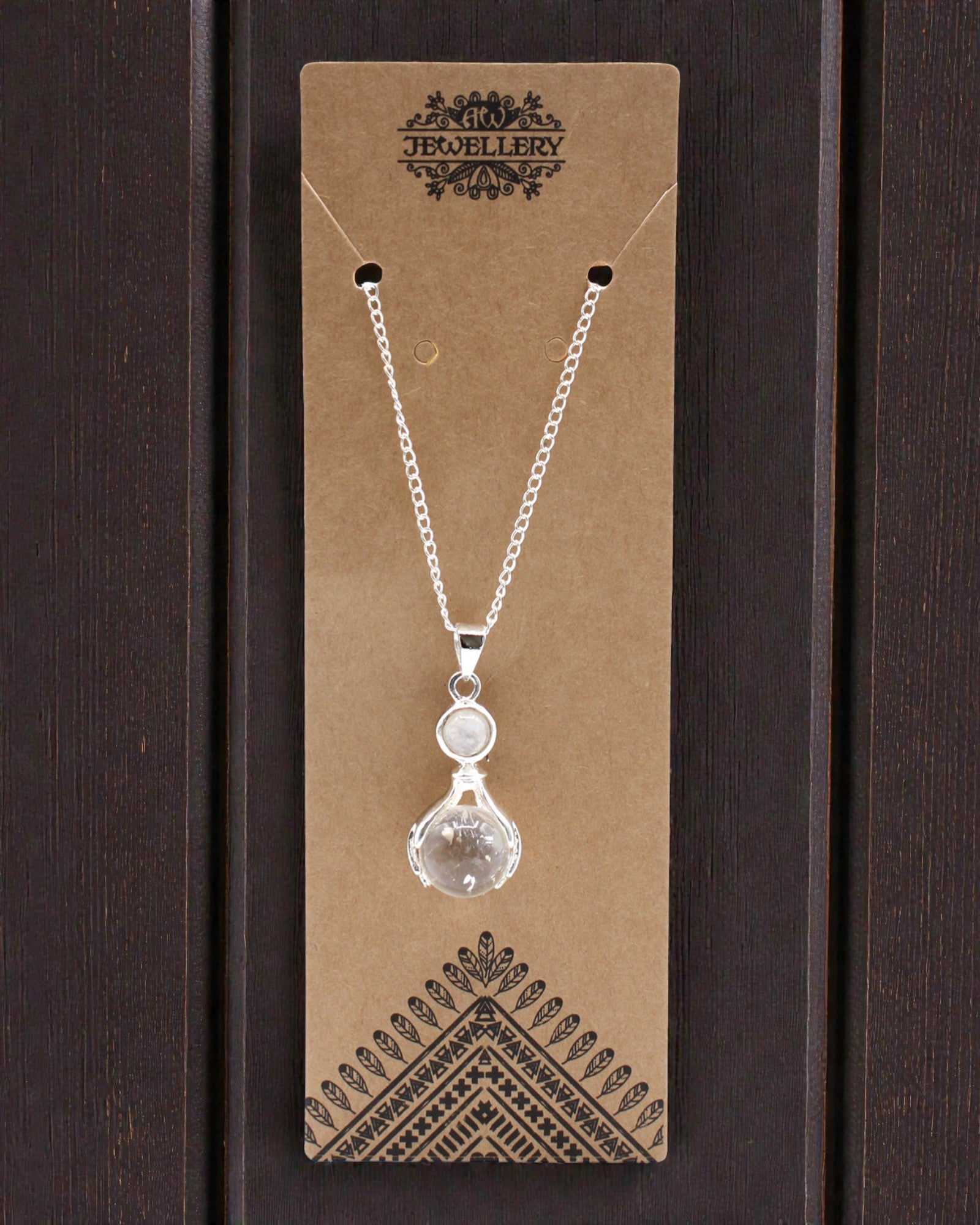 Mani di cristallo – Ciondolo delle mani guaritrici in cristallo di rocca