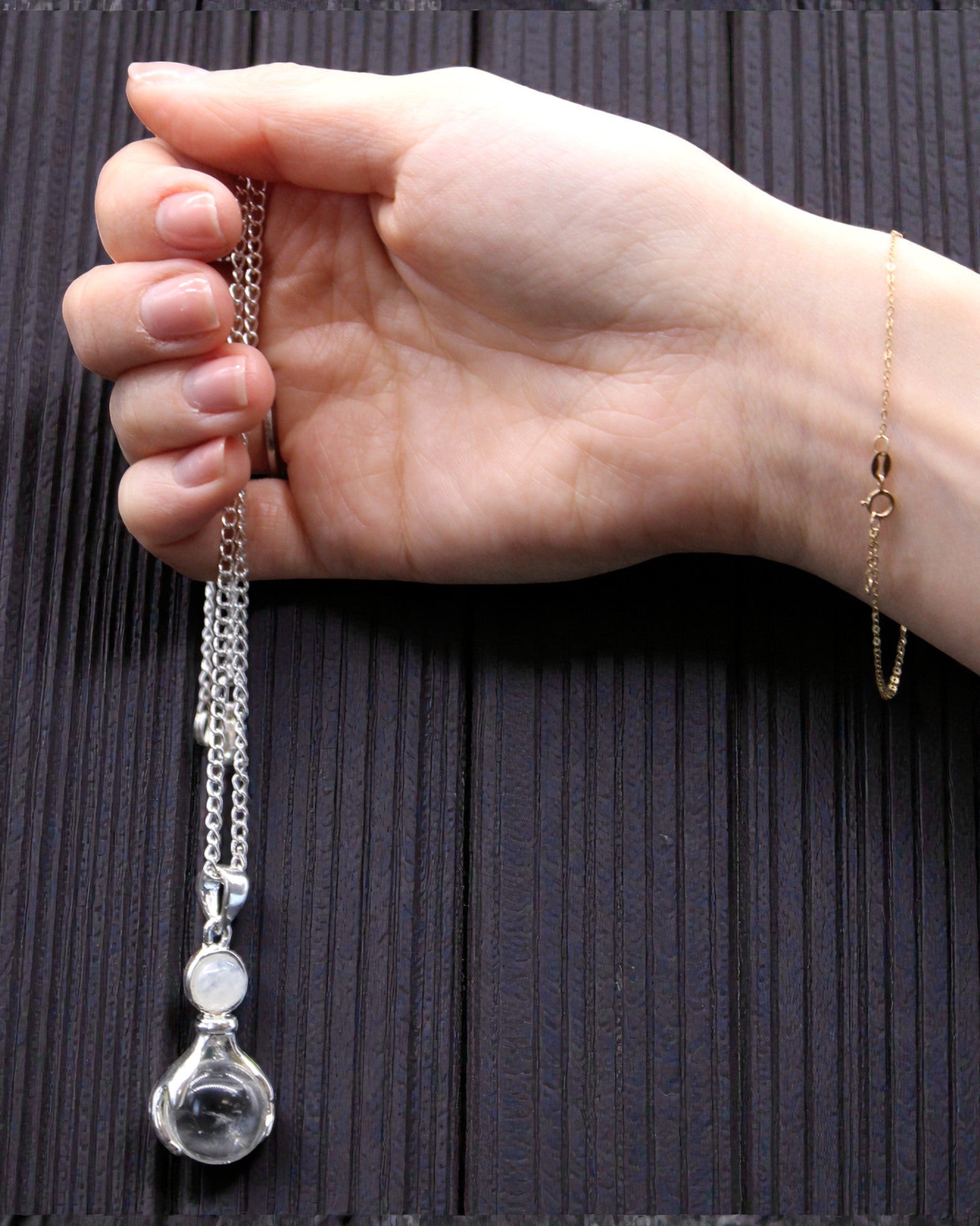 Mani di ametista – pendente delle mani guaritrici in ametista