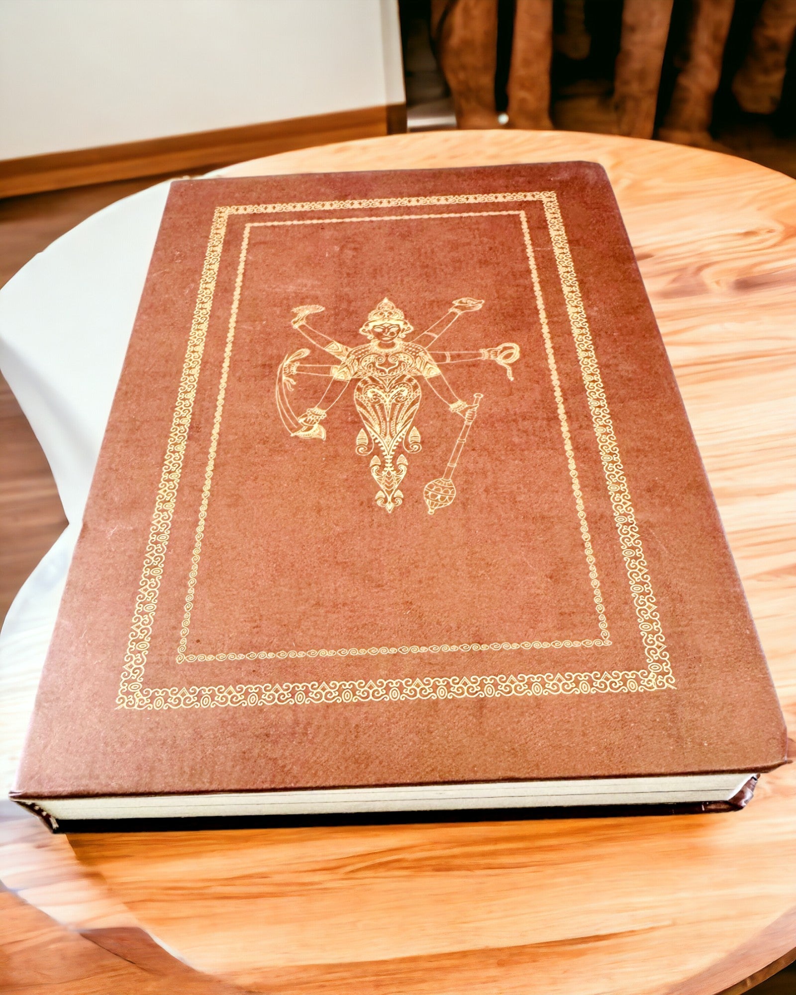 Taccuino Vintage Marrone con Copertina Decorativa in Stile Retrò – Taccuino dell'Esploratore – Marrone, Vintage