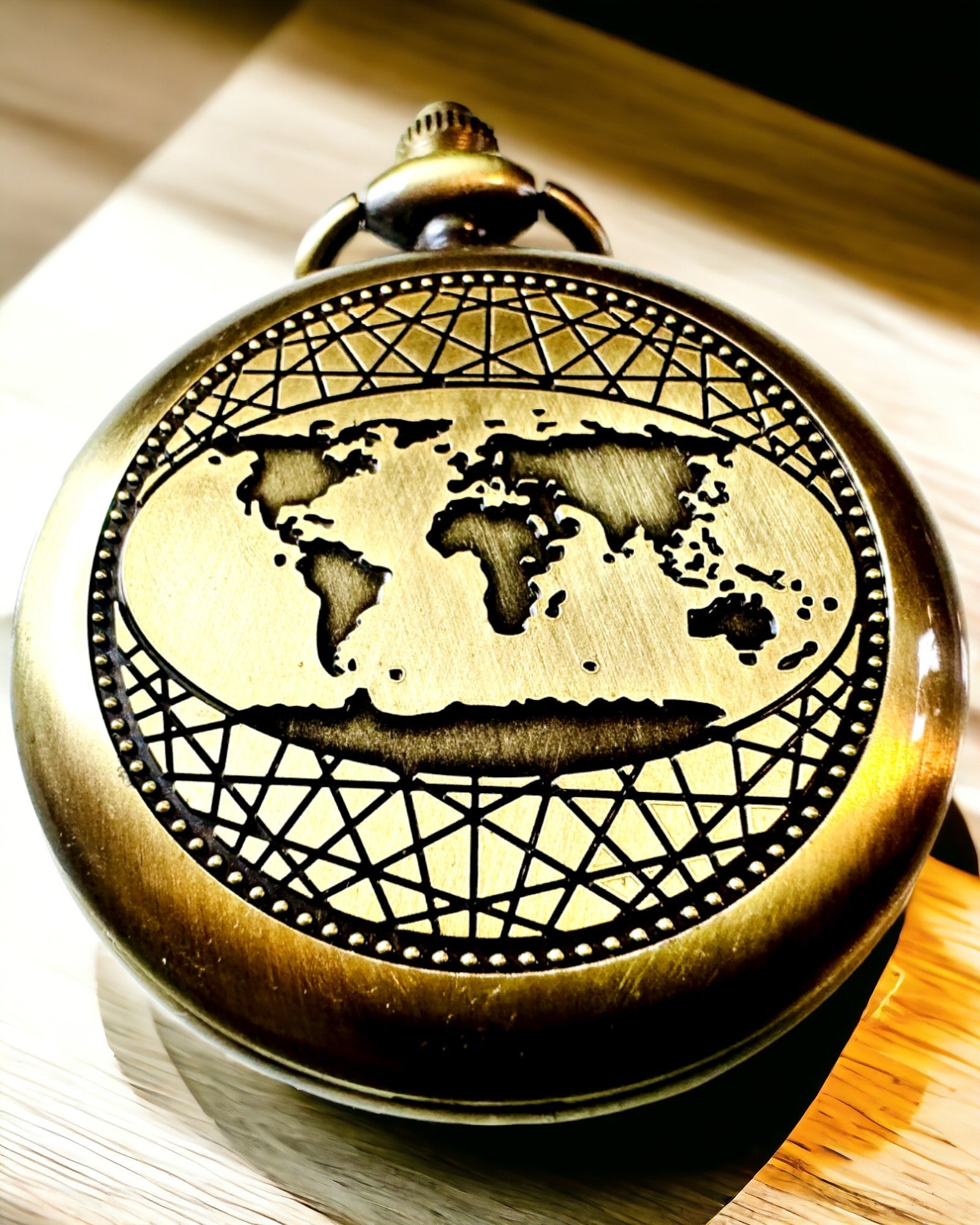 "Bussola Tascabile Retrò con Motivo di New York – Bussola Multifunzionale ed Elegante con Immagine della Statua della Libertà"