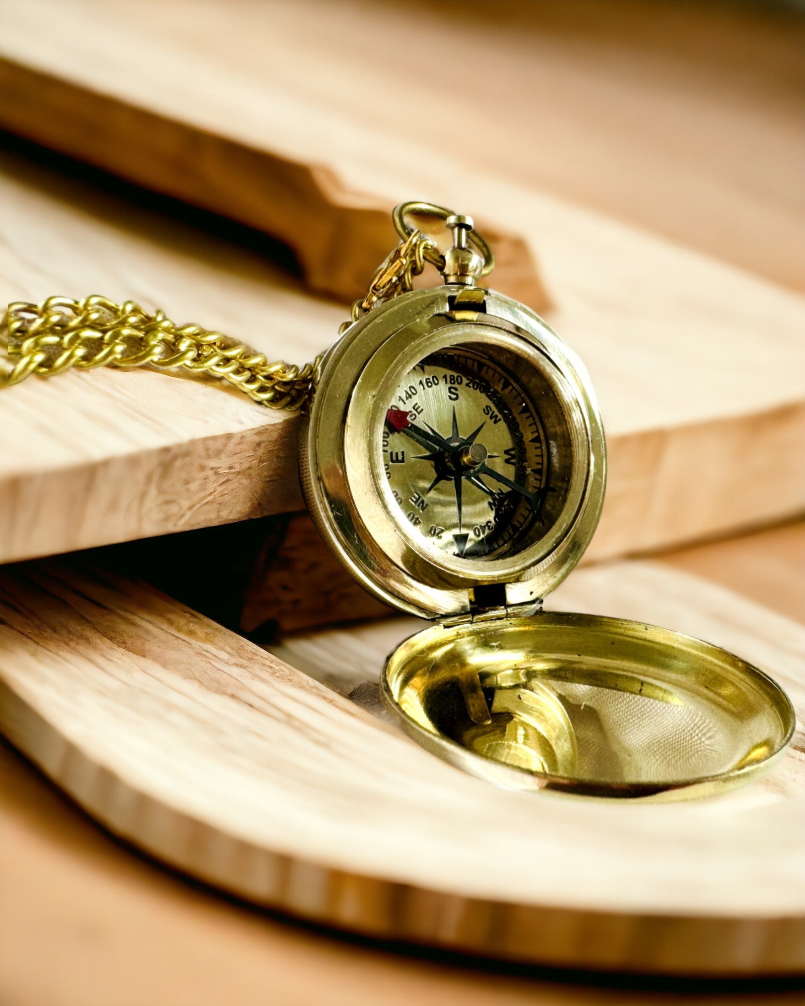 Bussola d'oro Avventura – Elegante Navigatore delle Scoperte