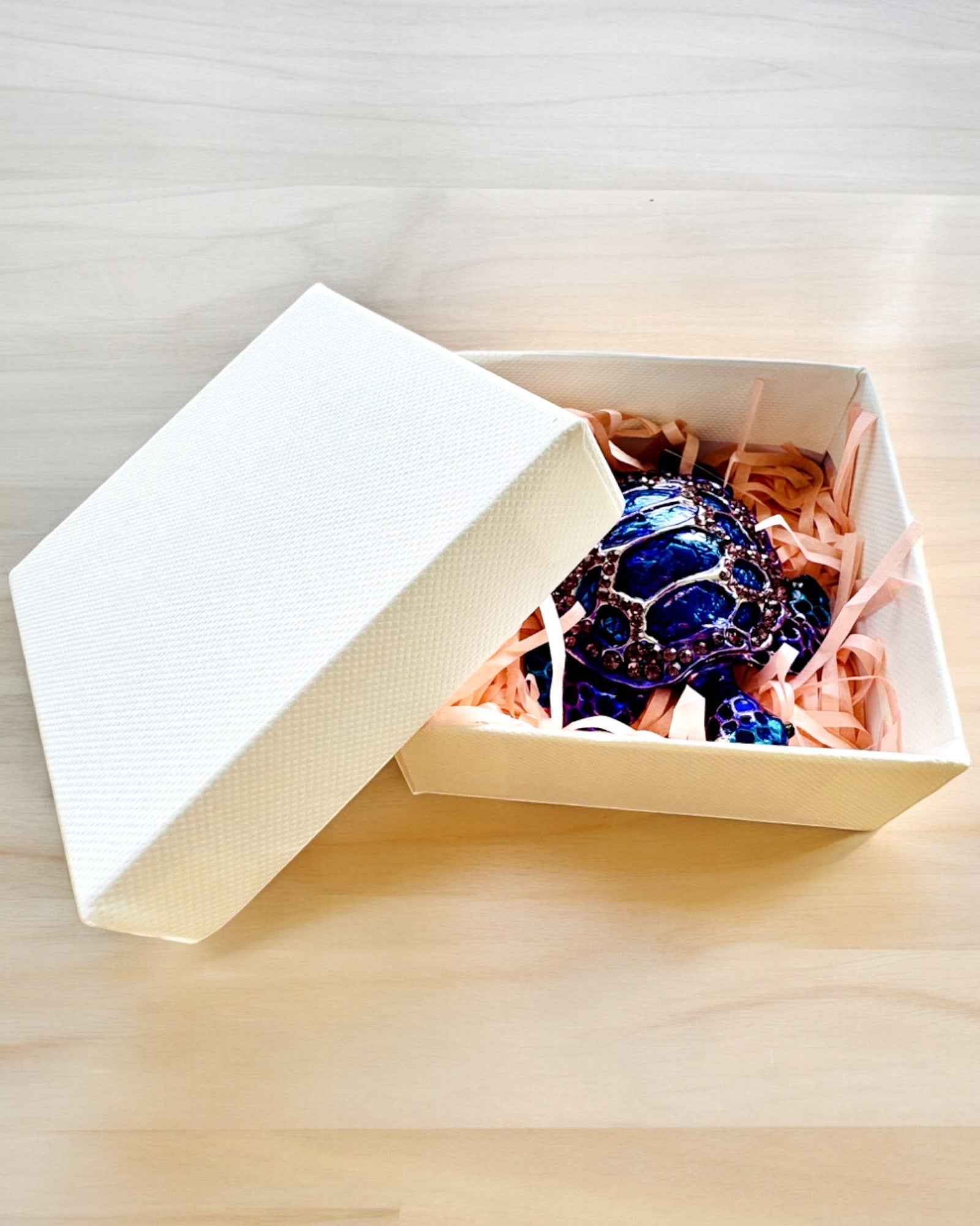 Tesoro Magico della Tartaruga - Cassetta per Gioielli con possibilità di personalizzazione tramite incisione, regalo