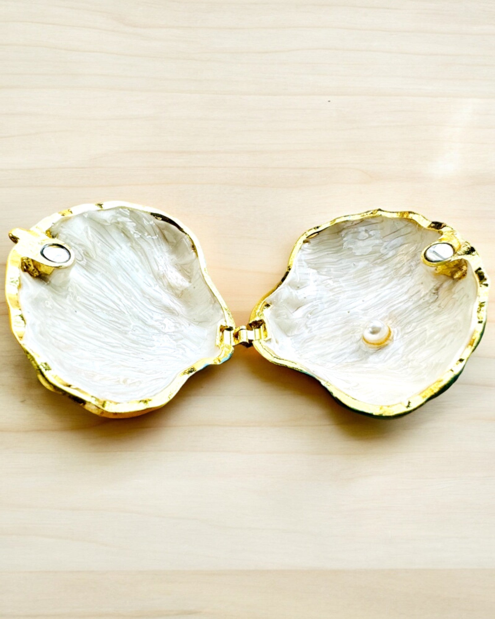 Skarbiec Wspomnień Muszelka - Cassetta per Gioielli con possibilità di personalizzazione con incisione, regalo