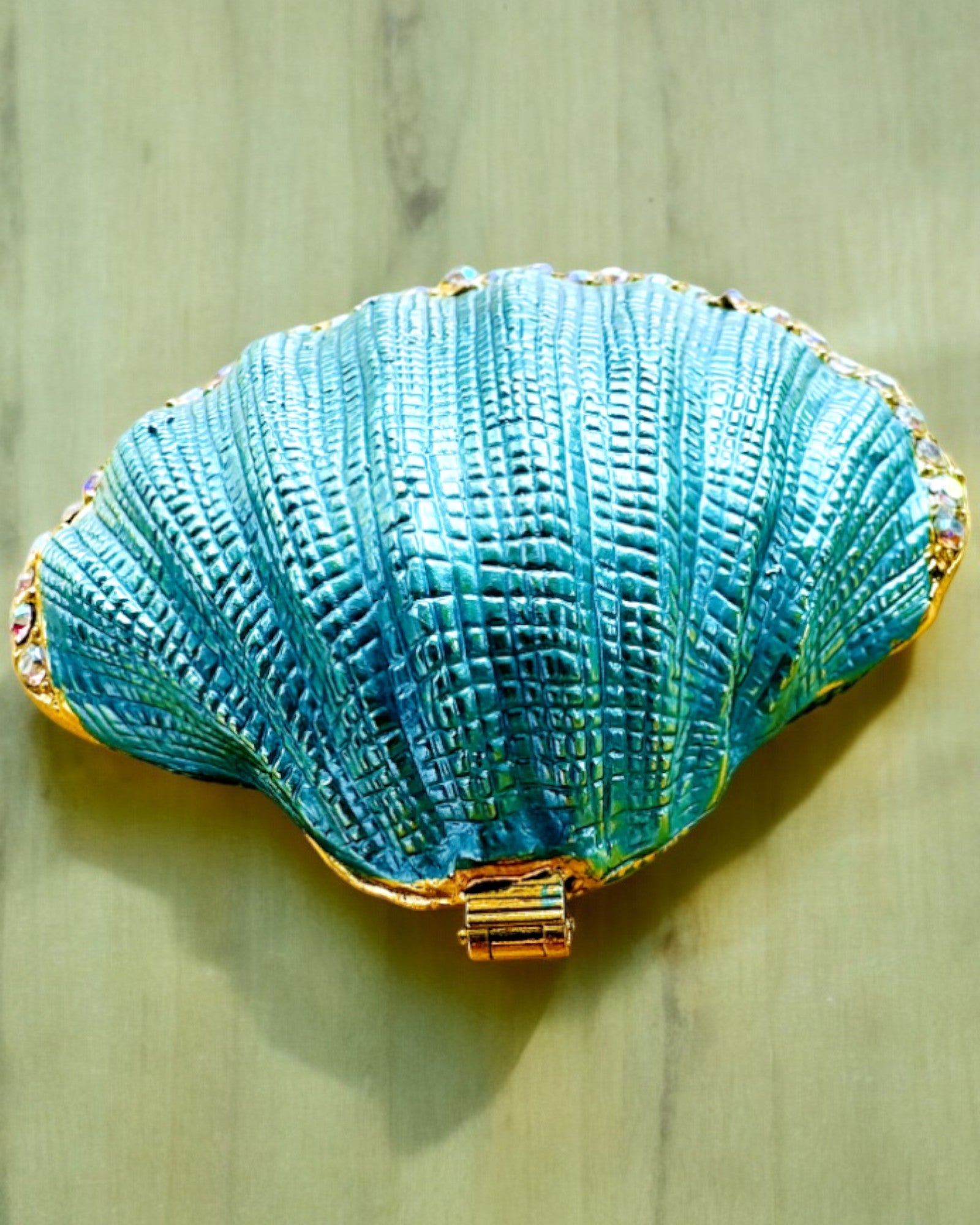 Skarbiec Wspomnień Muszelka - Cassetta per Gioielli con possibilità di personalizzazione con incisione, regalo