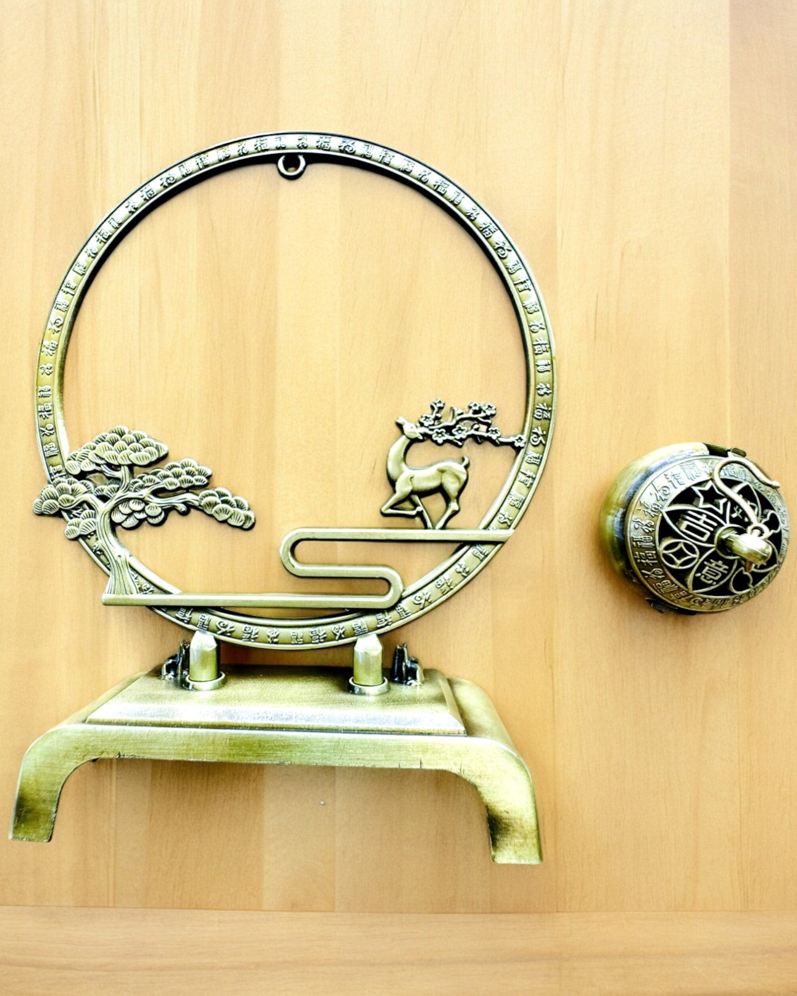 Elegante Supporto in Metallo per Incenso "Grande Serenità" - possibilità di personalizzazione con incisione