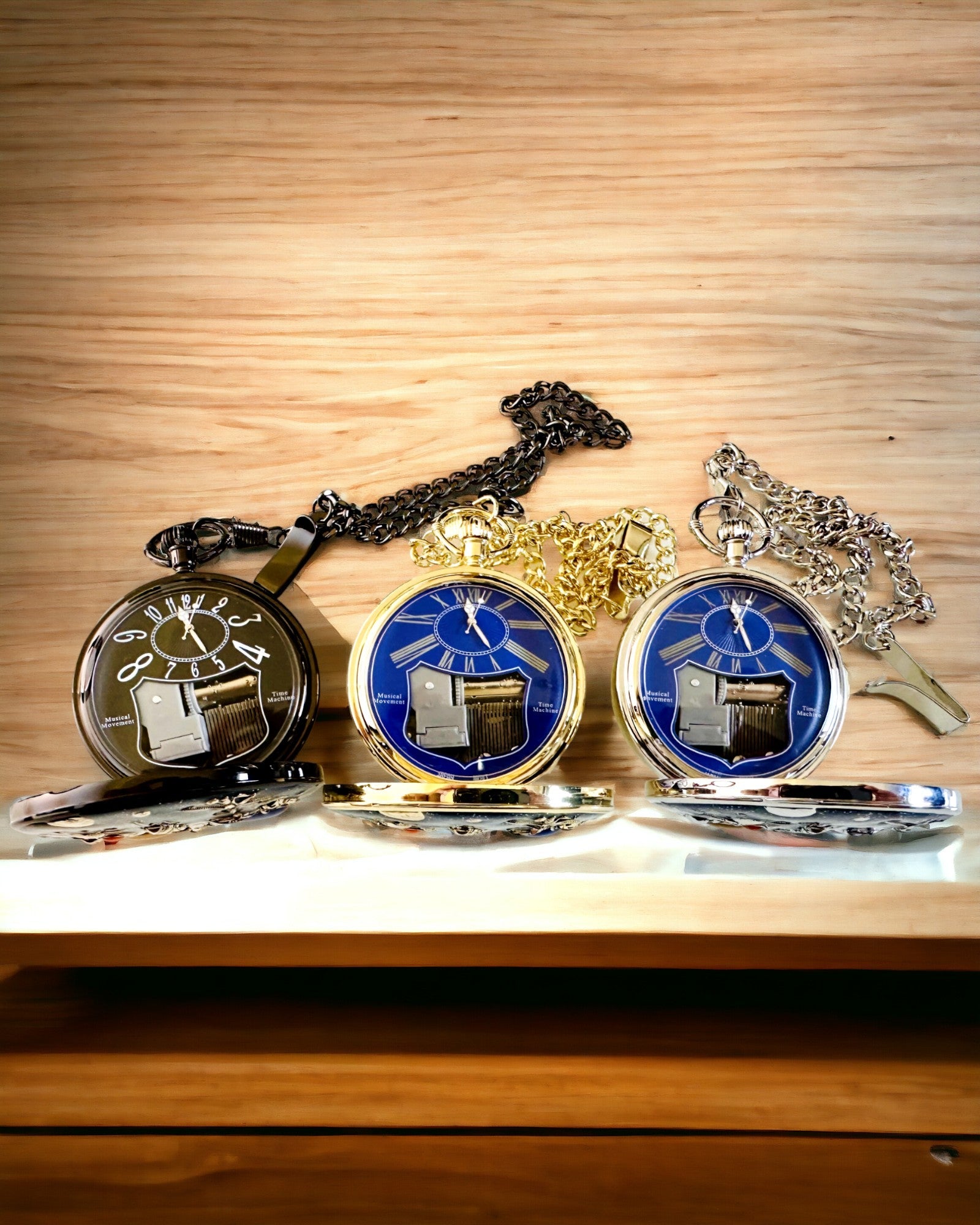 Orologio da tasca "Astrum Temporis" - Cornice argentata. Possibilità di personalizzazione con incisione