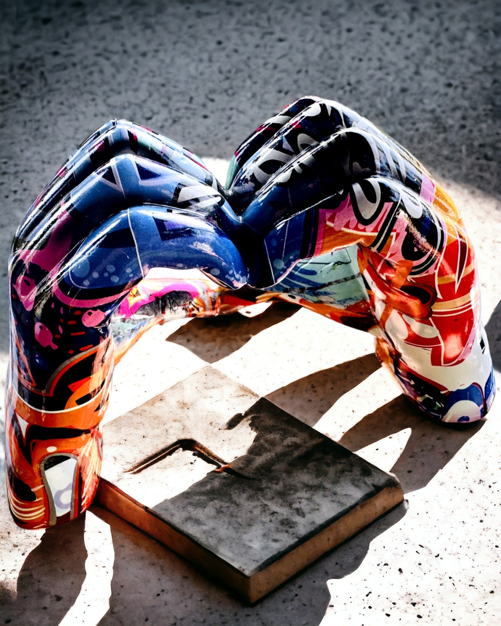 Figura decorativa Colorato Manico Decorativo ArtBrace - possibilità di personalizzazione con incisione, per regalo