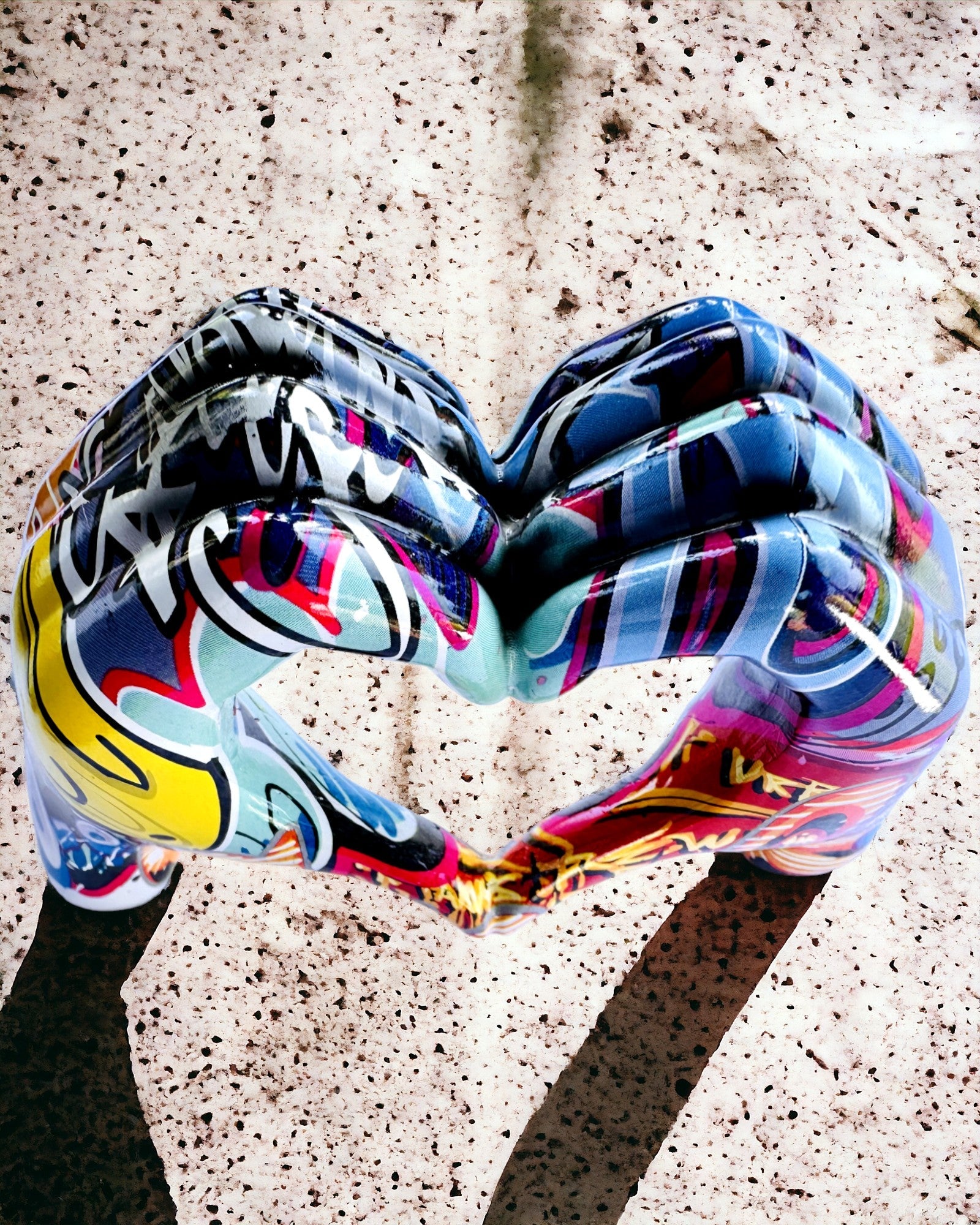 Figura decorativa Colorato Manico Decorativo ArtBrace - possibilità di personalizzazione con incisione, per regalo