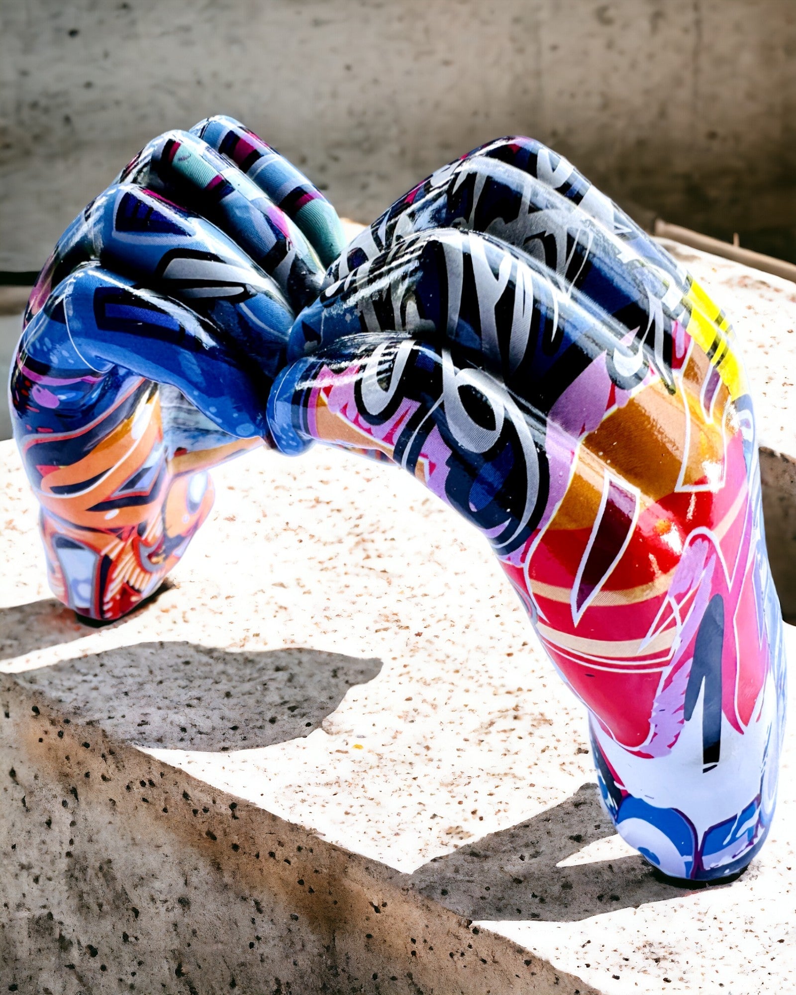 Figura decorativa Colorato Manico Decorativo ArtBrace - possibilità di personalizzazione con incisione, per regalo