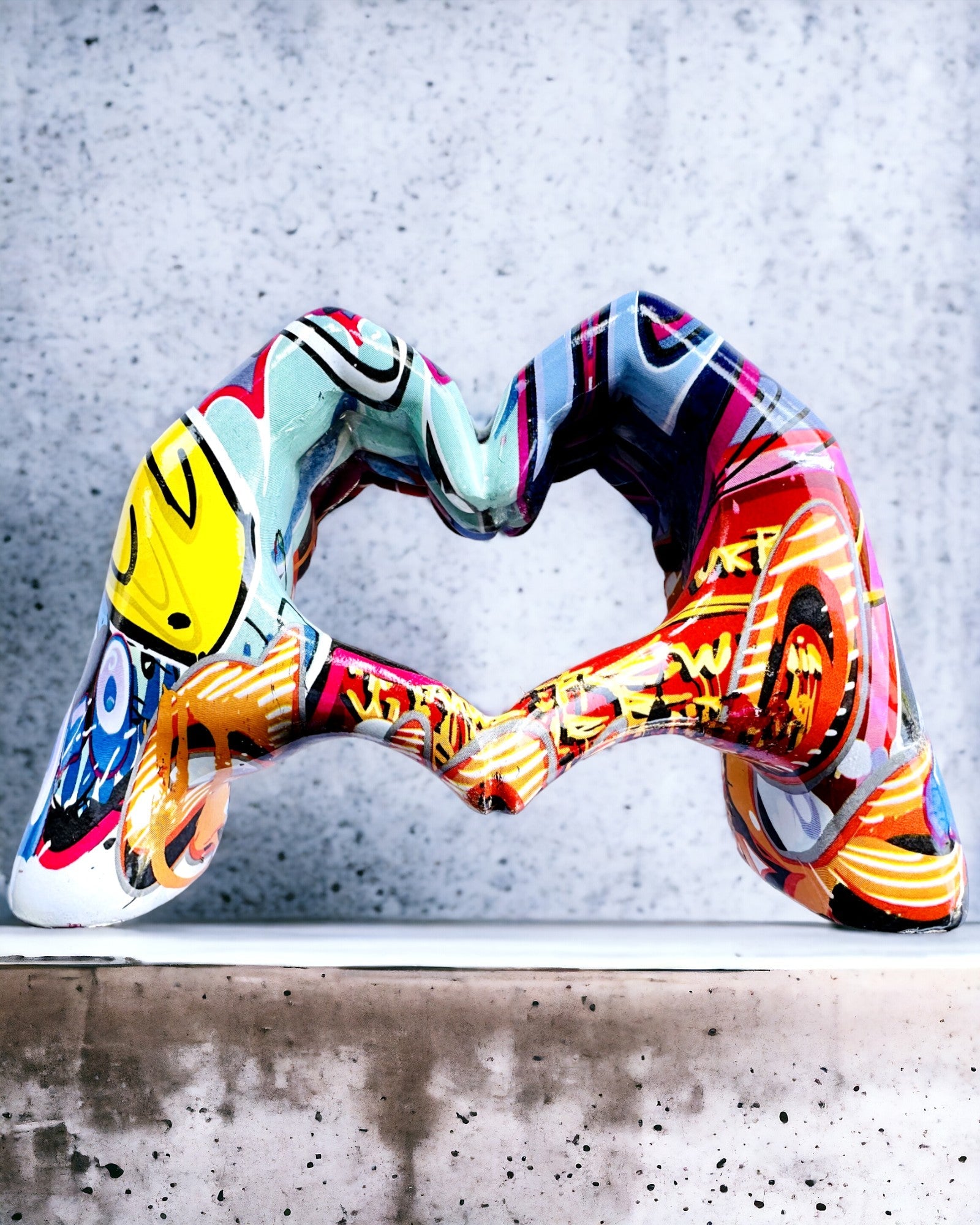 Figura decorativa Colorato Manico Decorativo ArtBrace - possibilità di personalizzazione con incisione, per regalo