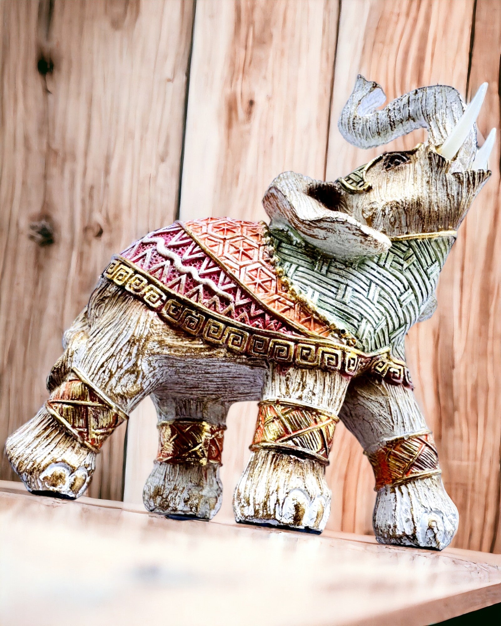 Słoniowa Stróżka – Elefante Decorativo in Resina con Possibilità di Incisione