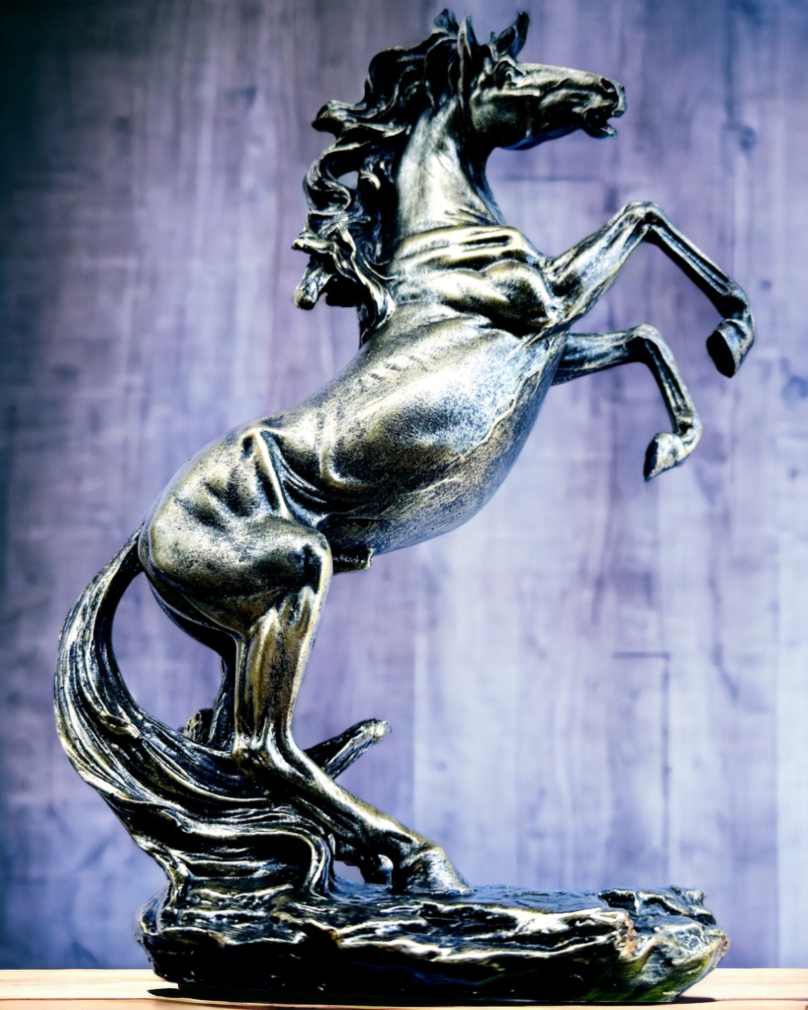 Noblesse - Statua, Scultura di Cavallo in Movimento - possibilità di personalizzazione con incisione per regalo