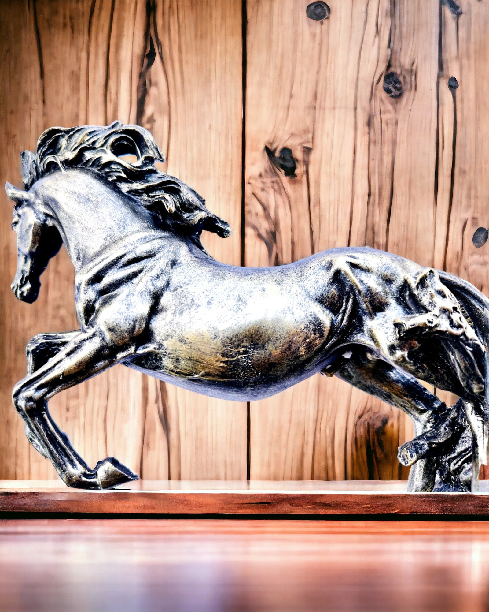 Noblesse - Statua, Scultura di Cavallo in Movimento - possibilità di personalizzazione con incisione per regalo