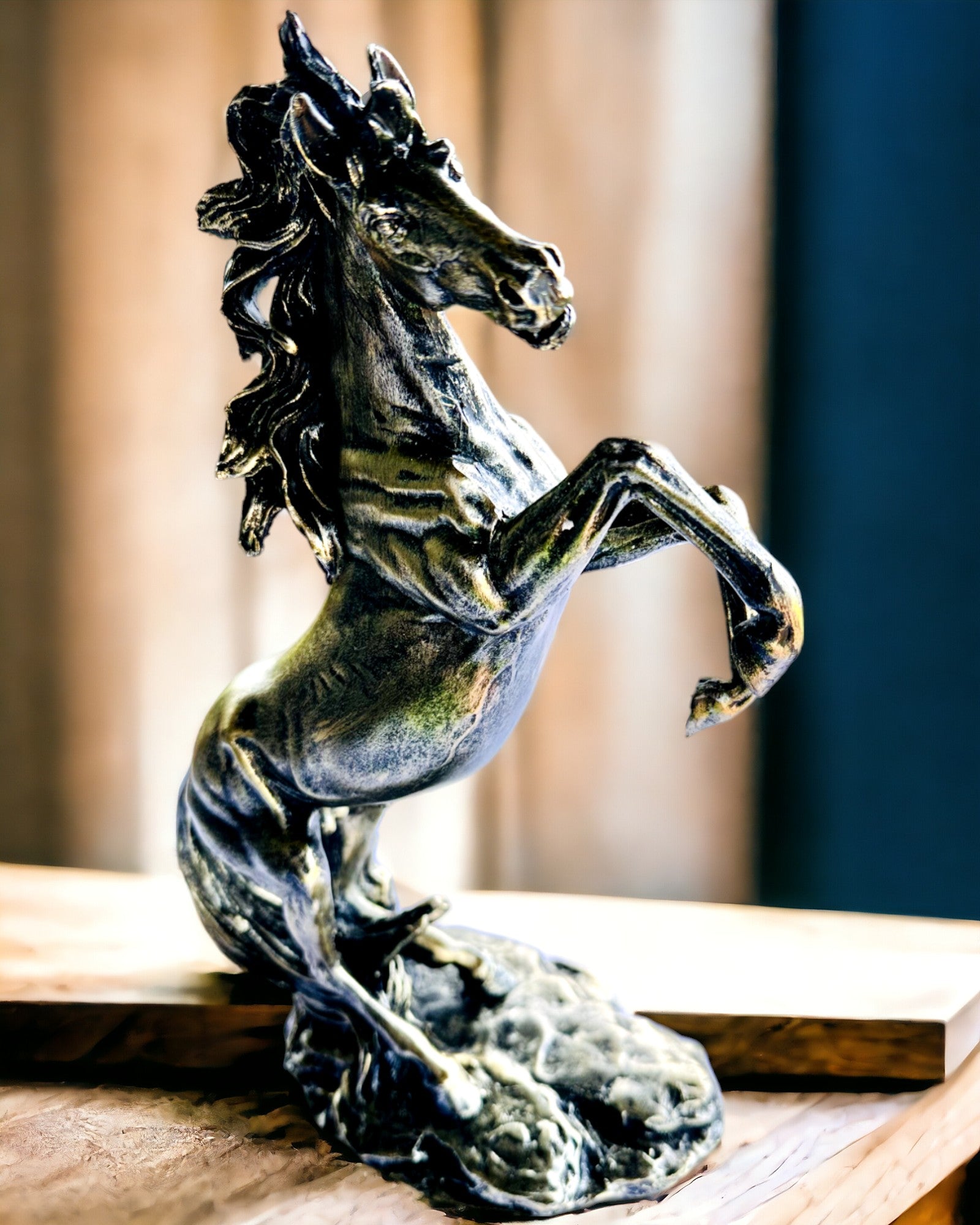Noblesse - Statua, Scultura di Cavallo in Movimento - possibilità di personalizzazione con incisione per regalo
