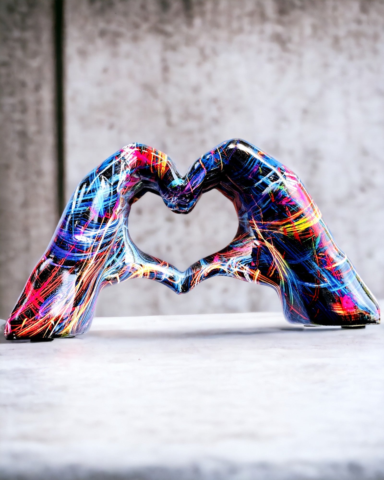 Kalejdoskop Serce – Decorazione Artigianale in Resina con Possibilità di Incisione