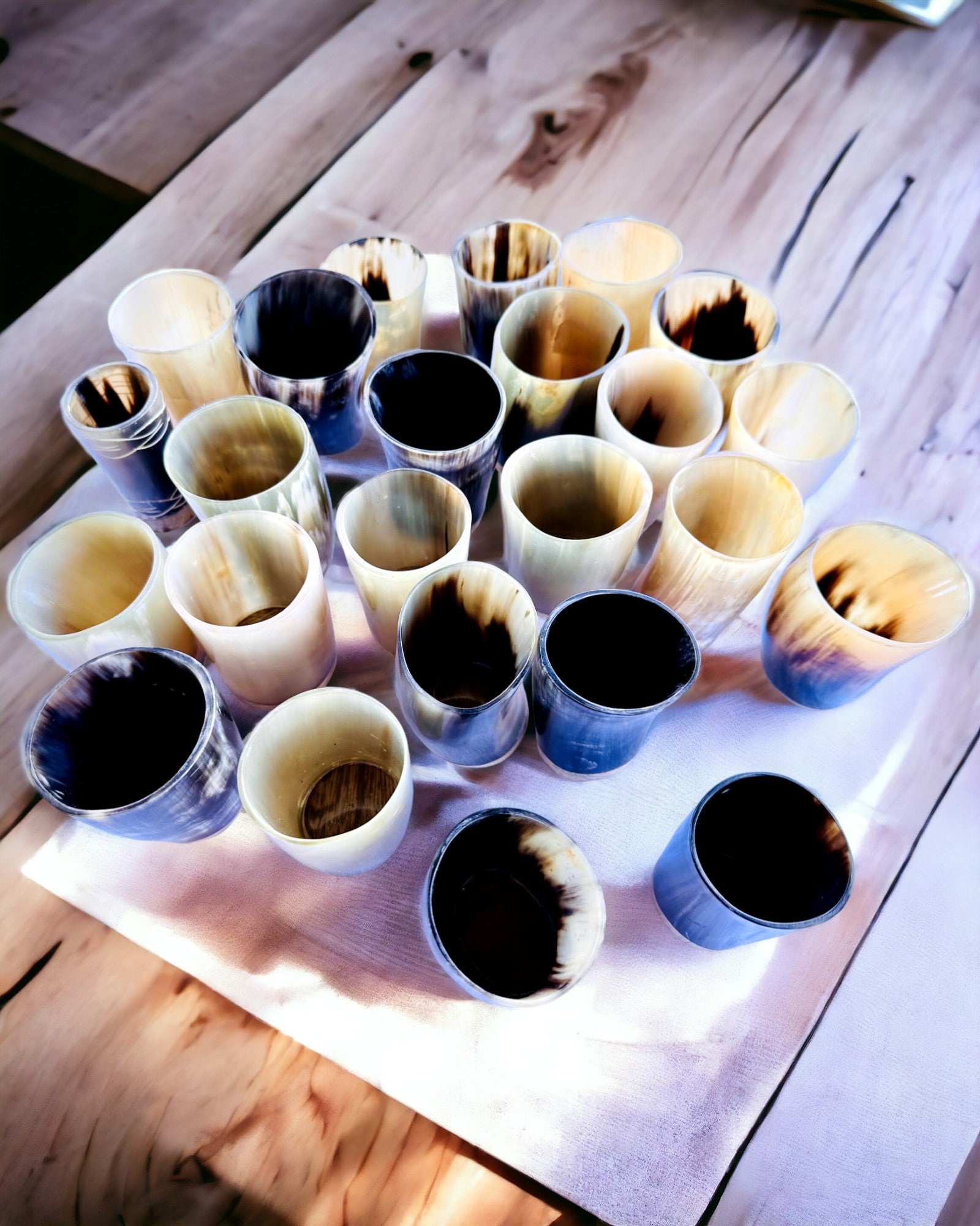 Tazza Piccola Fatta a Mano con Possibilità di Incisione, bicchiere Indiano Tazza, possibilità di personalizzazione per regalo, incisione. Colore scuro