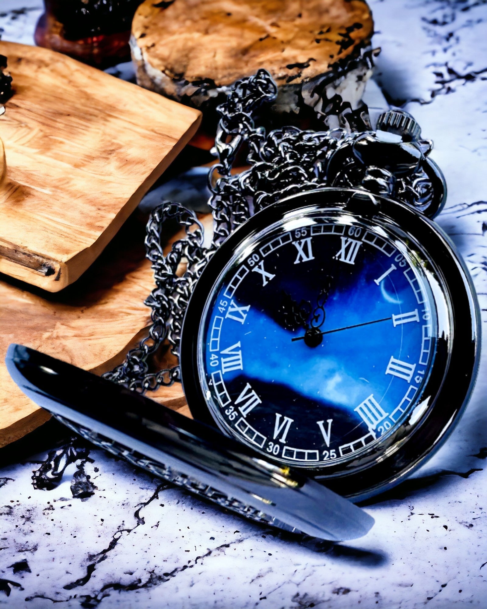 Orologio da tasca "Eternum", personalizzazione per regalo con incisione