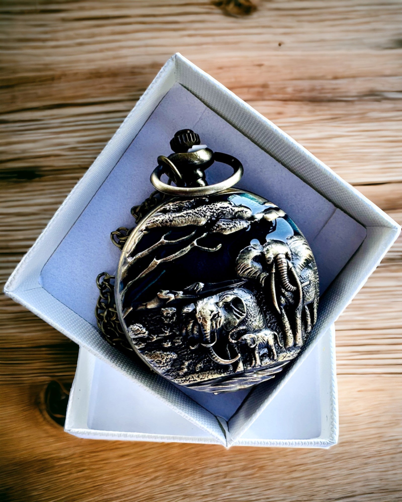 Orologio da Tasca "Vintage Explorer" con Possibilità di Incisione