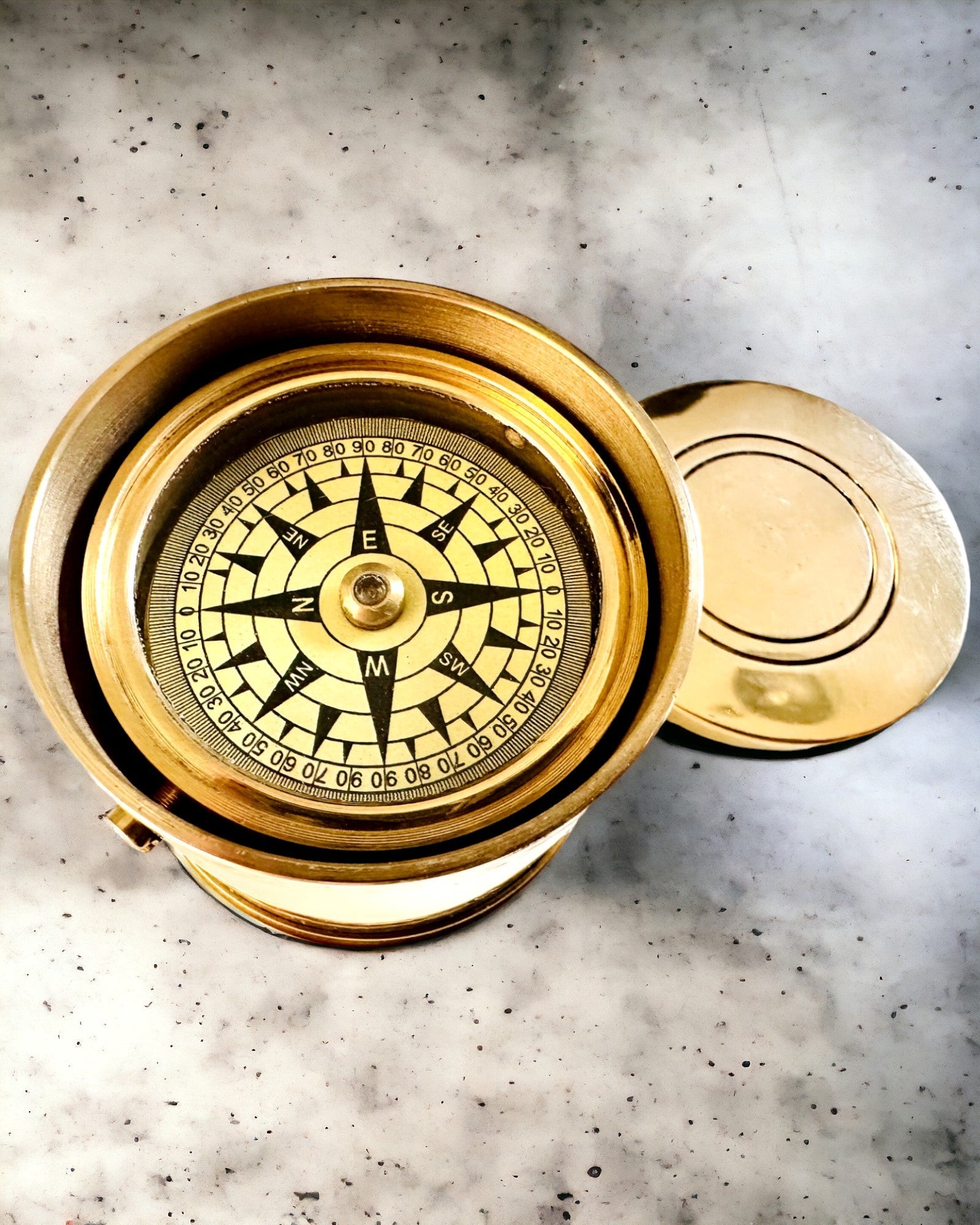 "Bussola del Viaggiatore 'Tamburo Alba' – con possibilità di personalizzazione tramite incisione"