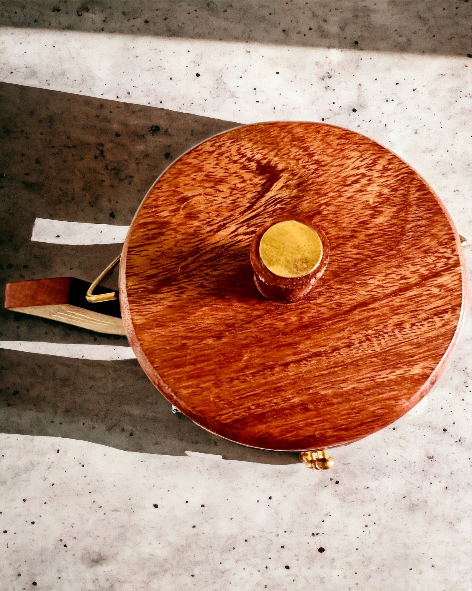 "Herbaciarnik" in legno retrò con opzione di incisione